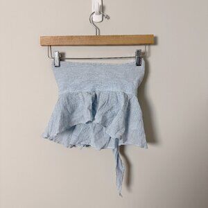 2/$30 Apiece Apart Blue Bandeau Top 0